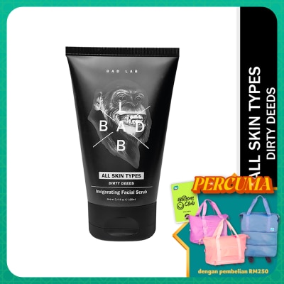 BAD LAB All Skin Types Dirty Deeds Invigorating Facial Scrub 100ml