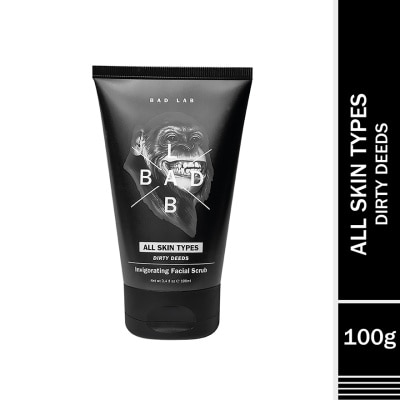 BAD LAB All Skin Types Dirty Deeds Invigorating Facial Scrub 100ml