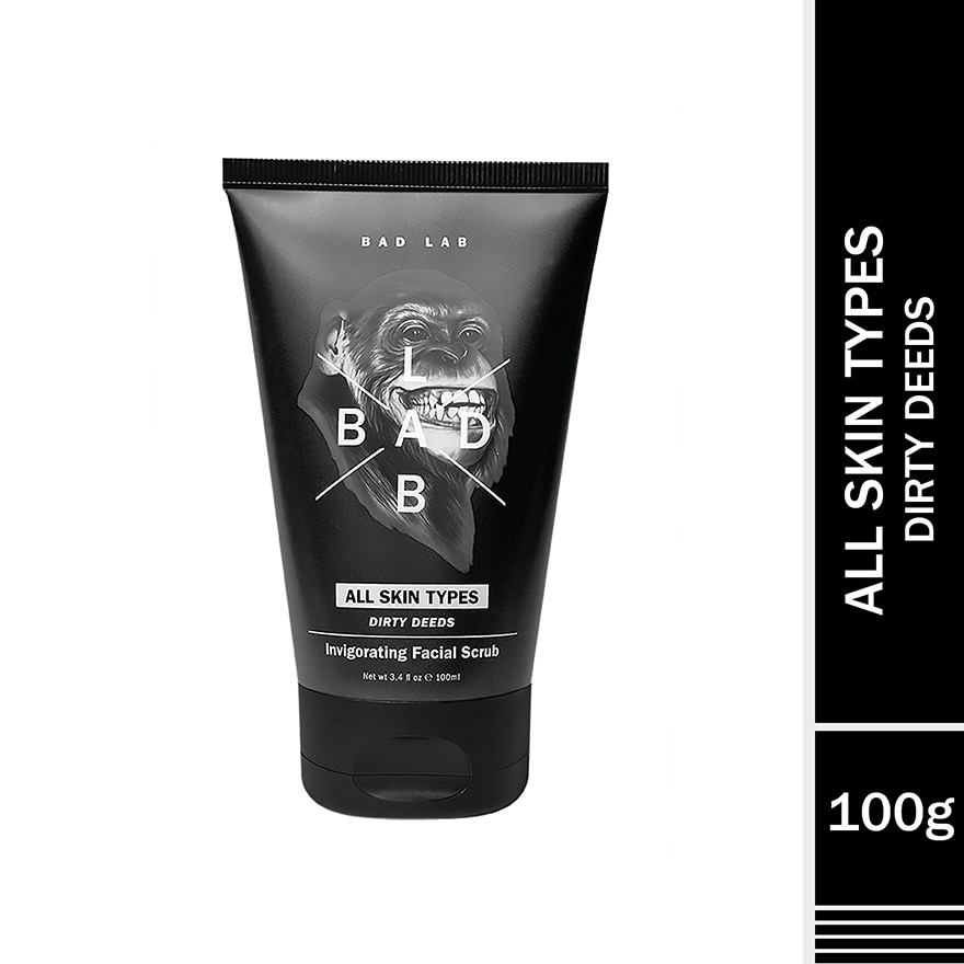 All Skin Types Dirty Deeds Invigorating Facial Scrub 100ml