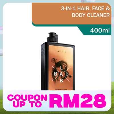 BAD LAB Caveman Cleaner 3-in-1 Hair Face Body Shampoo 400ml