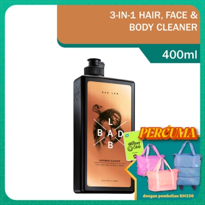 BAD LAB Caveman Cleaner 3-in-1 Hair Face Body Shampoo 400ml
