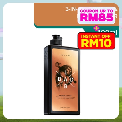BAD LAB Caveman Cleaner 3-in-1 Hair Face Body Shampoo 400ml