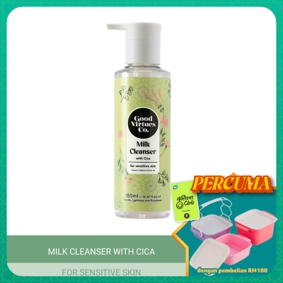GOOD VIRTUES CO - Milk Cleanser with Cica (For Sen Skin) 150ml