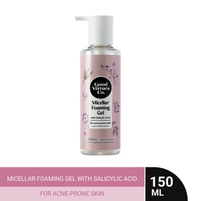 GOOD VIRTUES CO Micellar Foaming Gel with Salicylic Acid (For Acne Skin)  150ml