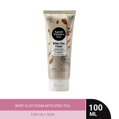 GOOD VIRTUES CO Whip Clay Foam with Zinc PCA (For Oily Skin) 100ml