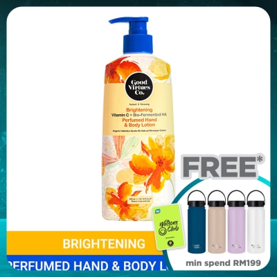 GOOD VIRTUES CO Brightening Perfumed Hand & Body Lotion 300ML