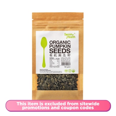 SPOON HEALTH Organic Pumpkin Seeds 180g