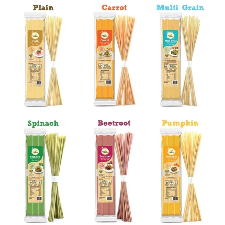 Mennosato Organic Baby Noodles - Spinach 200g