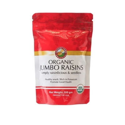 COUNTRY FARM Organic Jumbo Red Raisins 200g