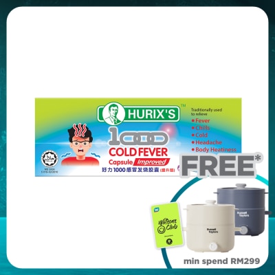 HURIX'S 1000 Cold Fever Capsule improved 6's