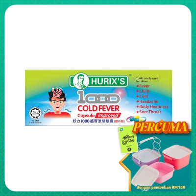 HURIX'S - 1000 Cold Fever Capsule improved 6's