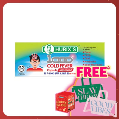 HURIX'S 1000 Cold Fever Capsule improved 6's