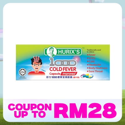 HURIX'S 1000 Cold Fever Capsule improved 6's