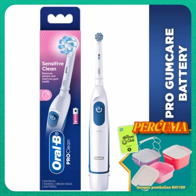 ORAL-B - Pro Battery Toothbrush Gum Care White