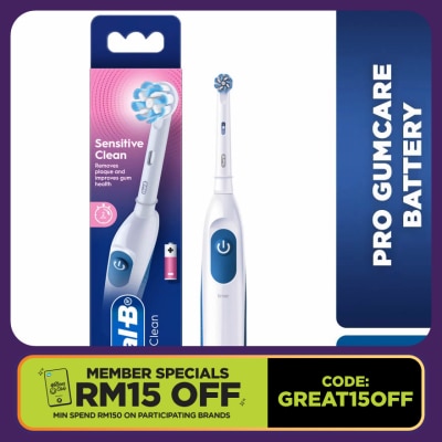 ORAL-B Pro Battery Toothbrush Gum Care White