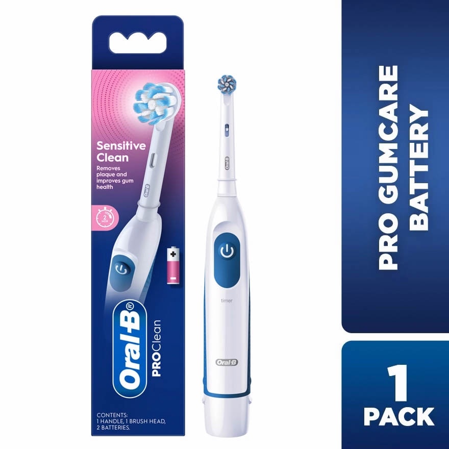 Pro Battery Toothbrush Gum Care White
