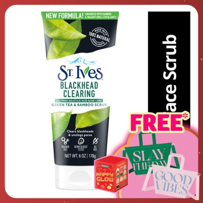 ST IVES Blackhead Clearing Green Tea & Bamboo Scrub 170g