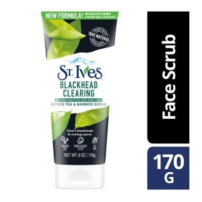 ST IVES Blackhead Clearing Green Tea & Bamboo Scrub 170g