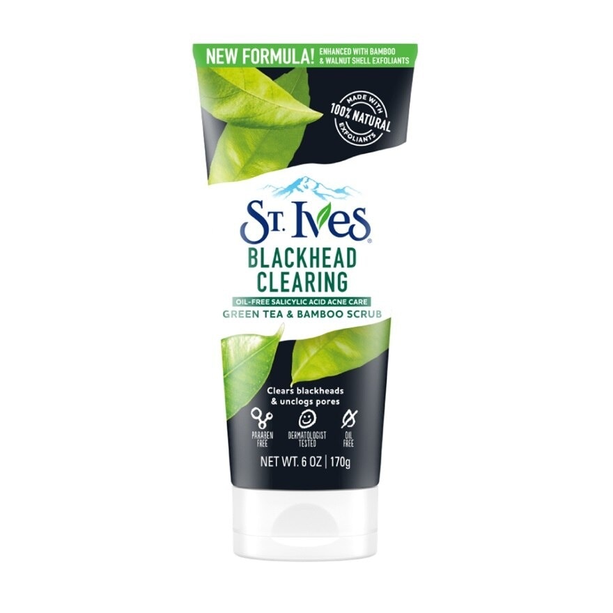 Blackhead Clearing Green Tea & Bamboo Scrub 170g