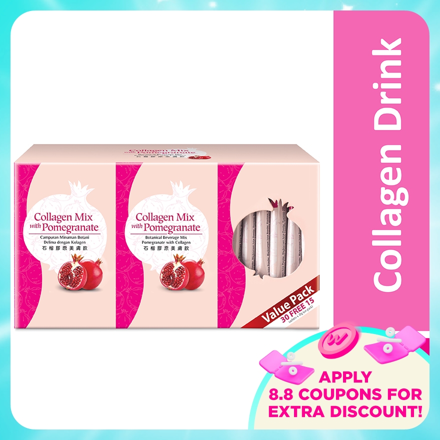 Collagen Mix with Pomegranate (15g x 30's + 15's) Exclusive Pack