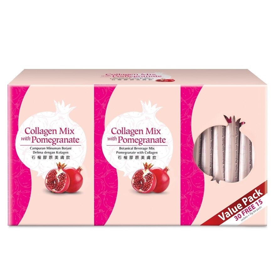 Collagen Mix with Pomegranate (15g x 30's + 15's) Exclusive Pack