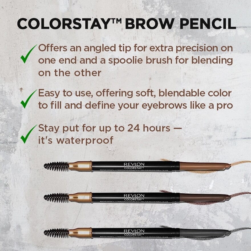 ColorStay Brow Pencil 225 Soft Black 1's