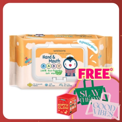WATSONS Hand & Mouth Baby Soft Wipes 90's