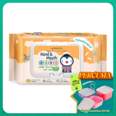 WATSONS - Hand & Mouth Baby Soft Wipes 90's