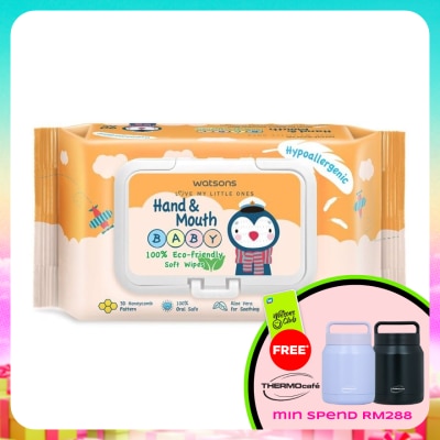 WATSONS - Hand & Mouth Baby Soft Wipes 90's