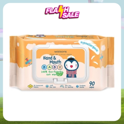 WATSONS Hand & Mouth Baby Soft Wipes 90's