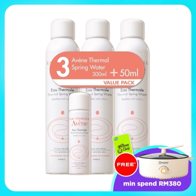 AVENE - Eau Thermale Spring Water 3x300ml + TSW 50ml image