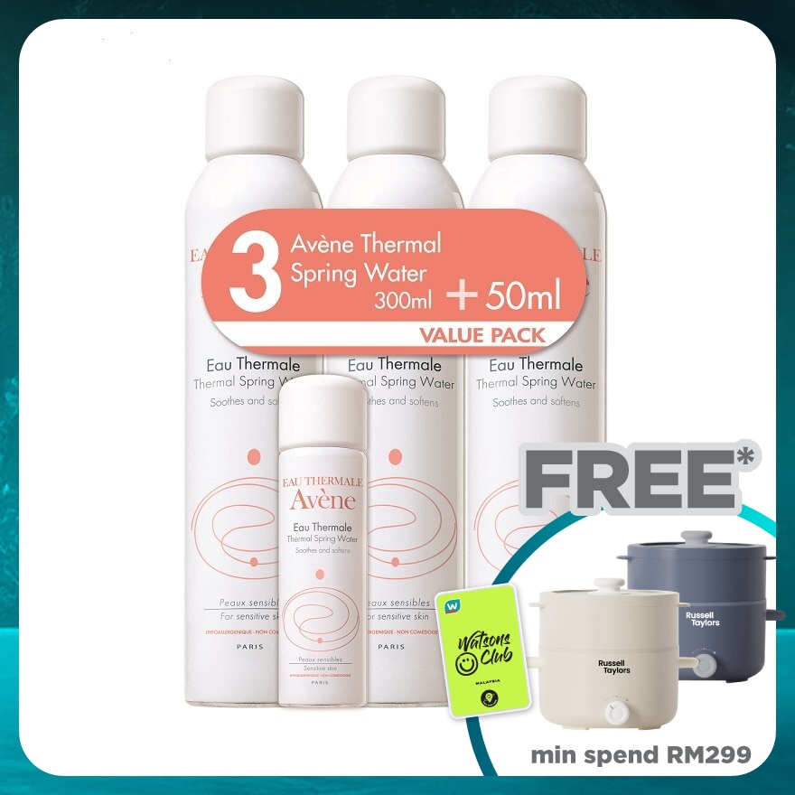 Eau Thermale Spring Water 3x300ml + TSW 50ml