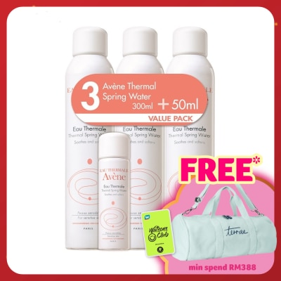AVENE Eau Thermale Spring Water 3x300ml + TSW 50ml