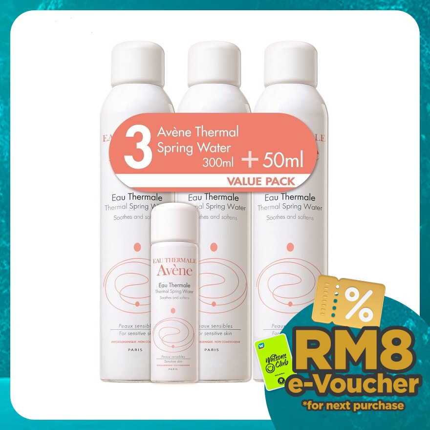 Eau Thermale Spring Water 3x300ml + TSW 50ml