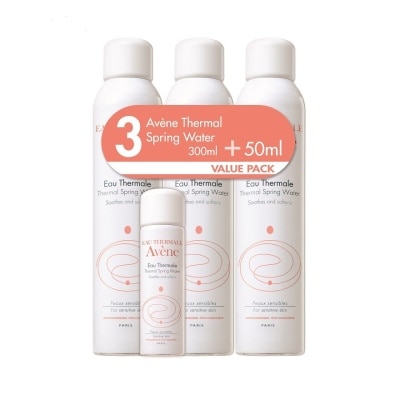 AVENE Eau Thermale Spring Water 3x300ml + TSW 50ml