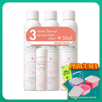 AVENE - Eau Thermale Spring Water 3x300ml + TSW 50ml