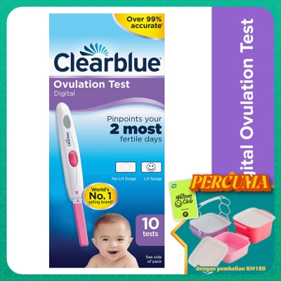 CLEARBLUE - Digital Ovulation Test 10's
