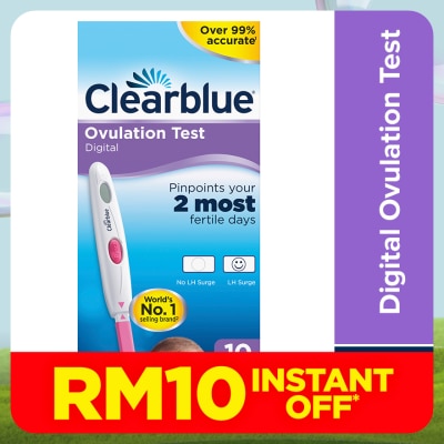 CLEARBLUE Digital Ovulation Test 10's