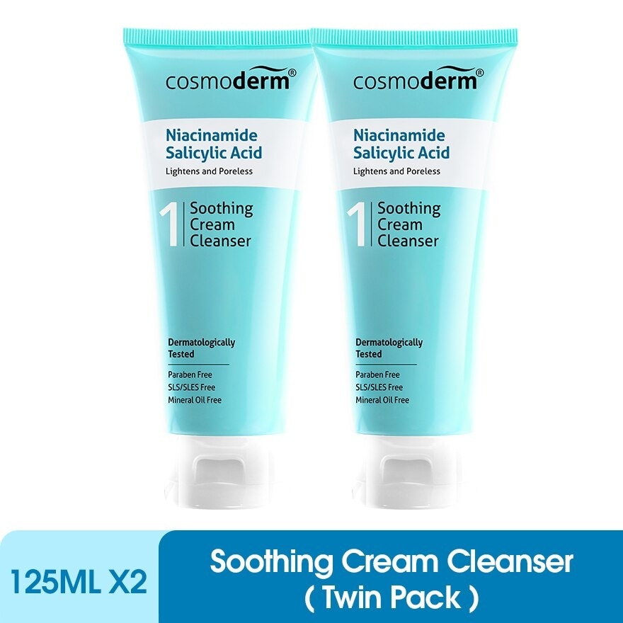 Niacinamide Soothing Cream Cleanser Twin Pack (2x125ml)