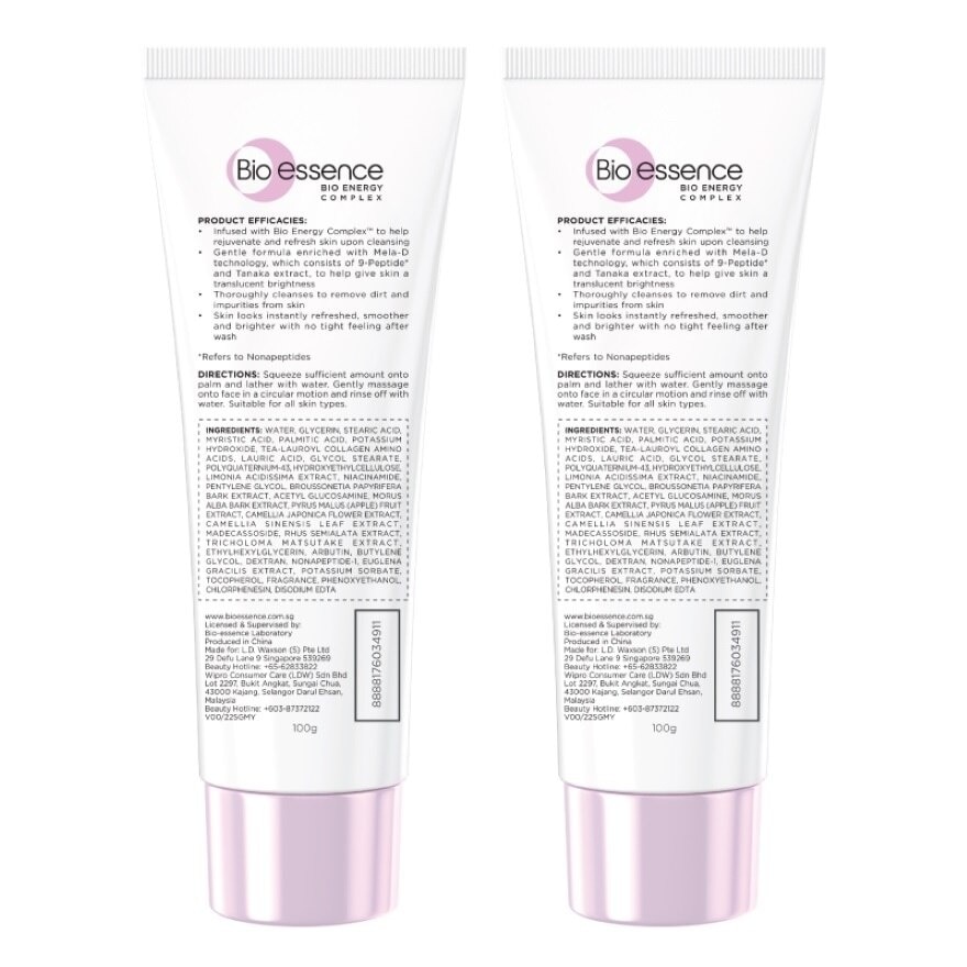 Bio-White Pro Cleanser Twin Pack 100g