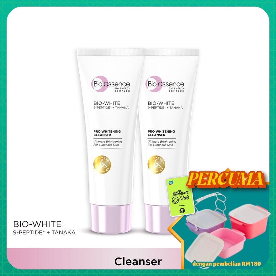 Bio-White Pro Cleanser Twin Pack 100g