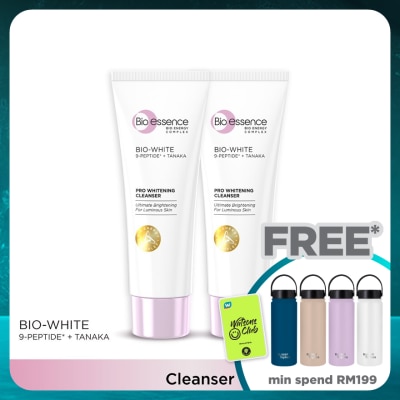 BIO-ESSENCE Bio-White Pro Cleanser Twin Pack 100g