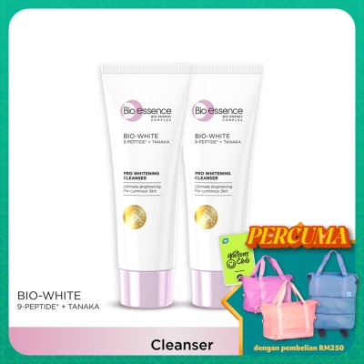 BIO-ESSENCE Bio-White Pro Cleanser Twin Pack 100g