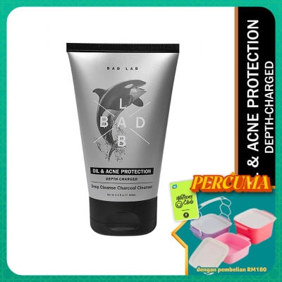 BAD LAB - Oil & Acne Proctection Depth-Charged Deep Cleanse Charcoal Cleanser 100ml