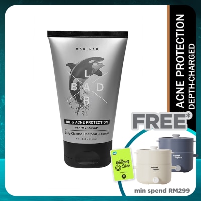 BAD LAB Oil & Acne Proctection Depth-Charged Deep Cleanse Charcoal Cleanser 100ml