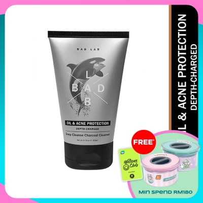 BAD LAB Oil & Acne Proctection Depth-Charged Deep Cleanse Charcoal Cleanser 100ml
