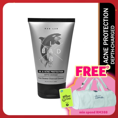 BAD LAB Oil & Acne Proctection Depth-Charged Deep Cleanse Charcoal Cleanser 100ml