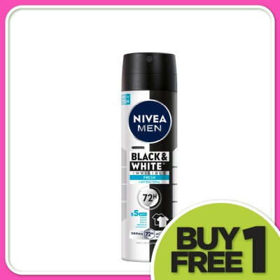 NIVEA FOR MEN Deodorant Black & White Fresh Spray 150ml