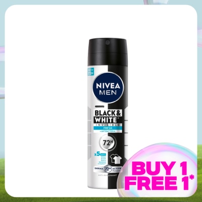NIVEA FOR MEN Deodorant Black & White Fresh Spray 150ml