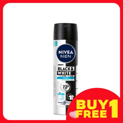 NIVEA FOR MEN Deodorant Black & White Fresh Spray 150ml